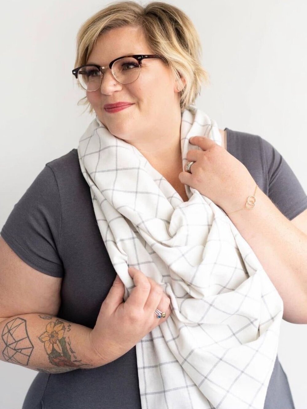 Butter Cream Clothing blanket scarf